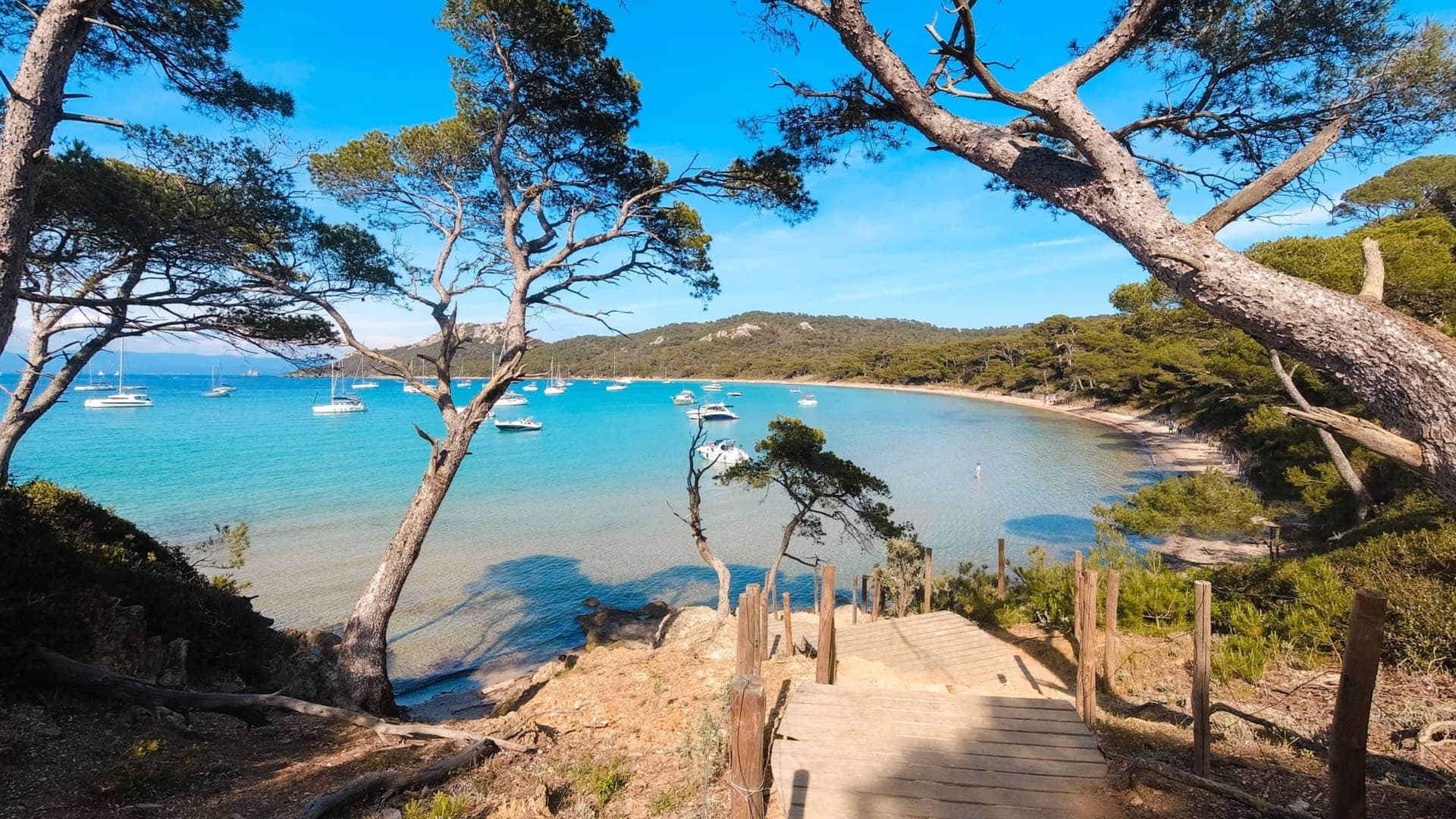 Itinéraire en bateau : Toulon → Porquerolles